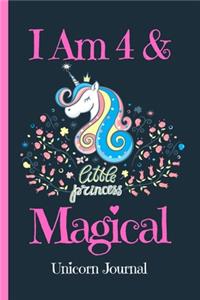 Unicorn Journal I Am 4 & Magical