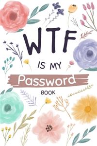 WTF Is My Password Book
