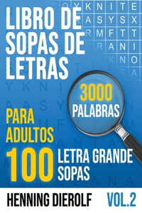 Libro de SOPAS DE LETRAS para Adultos