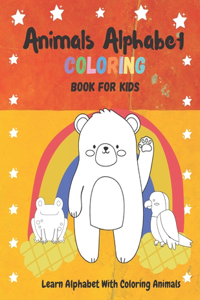 Animals Alphabet Coloring Books for Kids