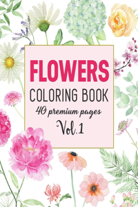 Flowers Coloring Book Vol1