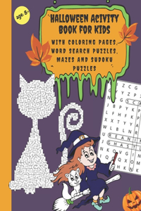 Halloween Activity Book for Kids