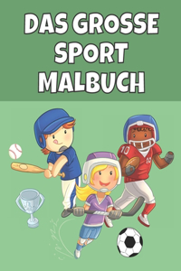 Das Große Sport Malbuch