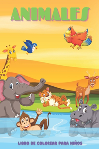 ANIMALES - Libro De Colorear Para Niños