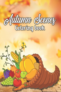 Autumn Scenes Coloring Book