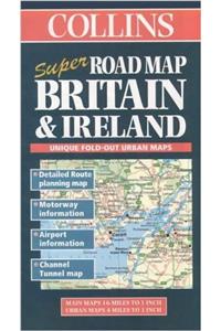 Super Road Map of Britain and Ireland