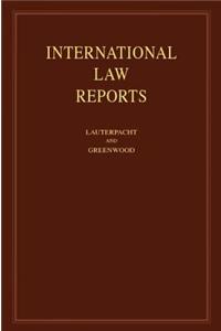 International Law Reports, Volume 144