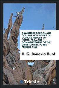 A Concise History of Music