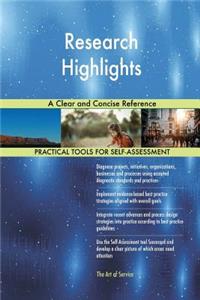 Research Highlights A Clear and Concise Reference