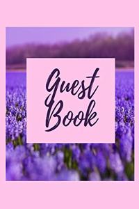 Guest Book - Lavender Field