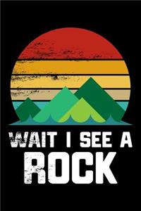 Wait I See A Rock