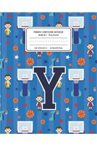 Primary Composition Notebook Grades K-2 Story Journal Y