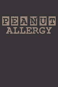 Peanut Allergy Notebook