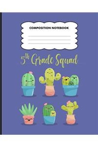 5th grade Squad Composition Notebook