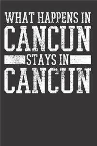 Cancun Mexico Notebook Journal