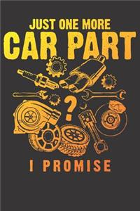 Notebook for car auto tuner and racer mechanic