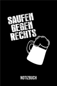 Saufen gegen Rechts - Notizbuch
