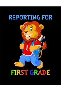 Reporting For 1st Grade