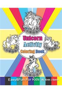 Unicorn Activity Coloring Book