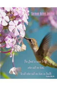 Sermon Notes Journal