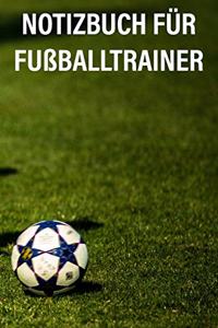 Notizbuch für Fußballtrainer