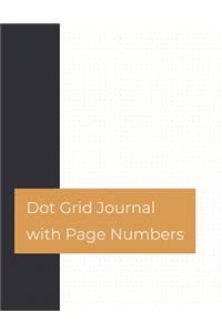 Dot Grid Journal with Page Numbers: 8.5 X 11 Inches Notebook with Index and Numbered Dot Grid Paper (Volume 4)