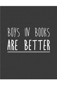 Boys in Books are Better