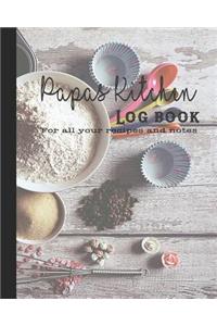 Papas Kitchen Log Book