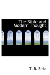 The Bible and Modern Thought