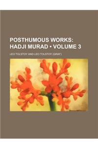 Hadji Murad Volume 3