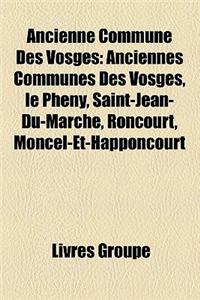 Ancienne Commune Des Vosges