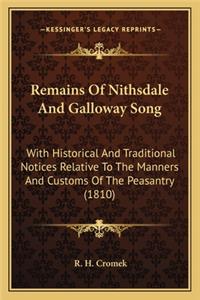Remains Of Nithsdale And Galloway Song