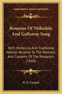 Remains of Nithsdale and Galloway Song