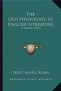 Old Physiology In English Literature