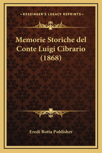 Memorie Storiche del Conte Luigi Cibrario (1868)