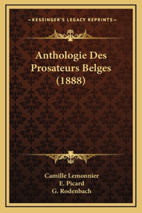 Anthologie Des Prosateurs Belges (1888)