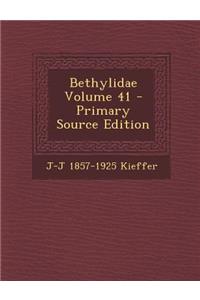 Bethylidae Volume 41