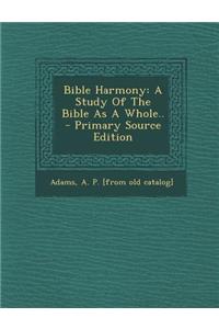 Bible Harmony