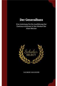 Der Generalbass