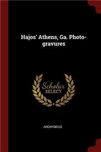 HAJOS' ATHENS, GA. PHOTO-GRAVURES