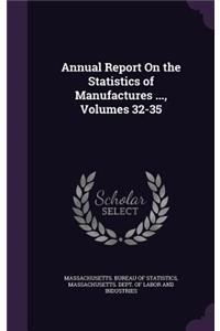 Annual Report on the Statistics of Manufactures ..., Volumes 32-35