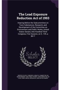 Lead Exposure Reduction Act of 1993