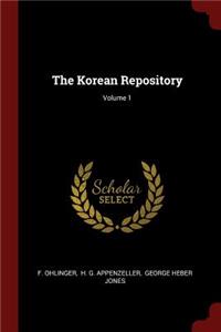 Korean Repository; Volume 1