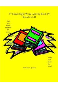 3rd Grade Sight Word Activity Book IV