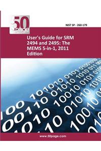 User's Guide for Srm 2494 and 2495