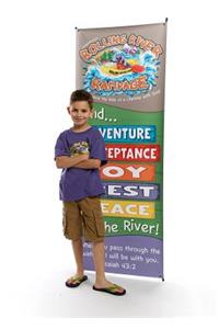 Vacation Bible School Vbs 2018 Rolling River Rampage Theme Banner: Experience the Ride of a Lifetime With God!