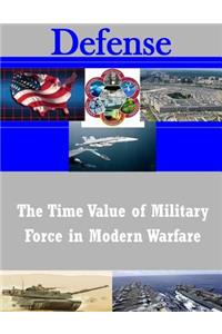 Time Value of Military Force in Modern Warfare