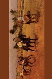 ''Four Jockeys'' by Edgar Degas