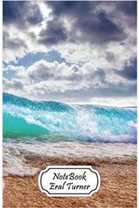 Notebook Journal Dot-grid, Graph, Lined, Blank, No Lined - Ocean Waves: Small Pocket Notebook / Journal / Diary