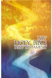 NIV, Outreach New Testament, Paperback, Orange/Blue